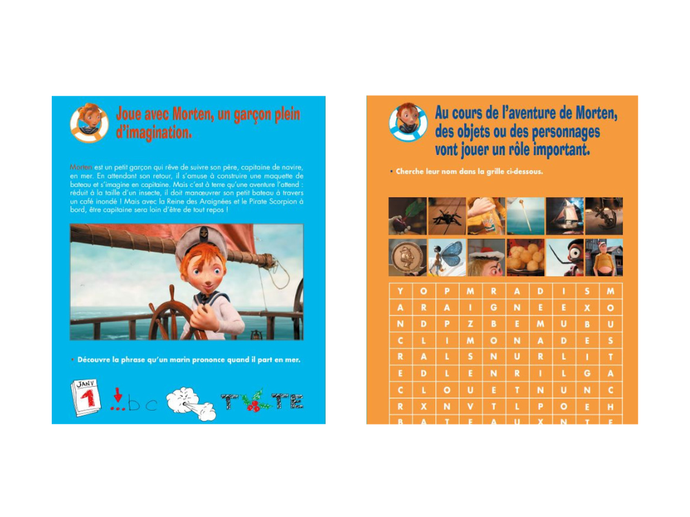 Livret de jeux Capitaine Morten