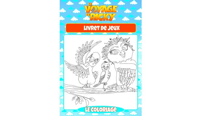 coloriage du film le voyage de ricky