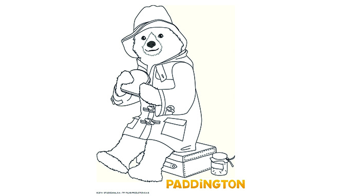 coloriage paddington