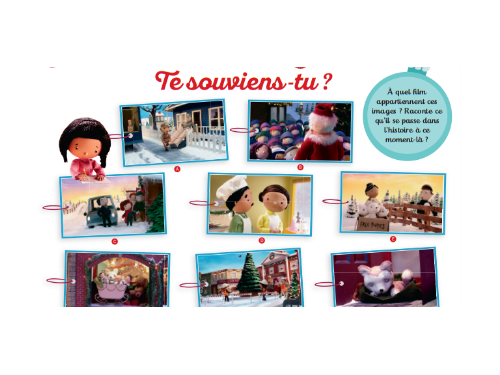 livret de jeux du film une surprise pour noel