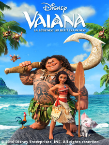 affiche du film Vaiana, la légende du bout du monde