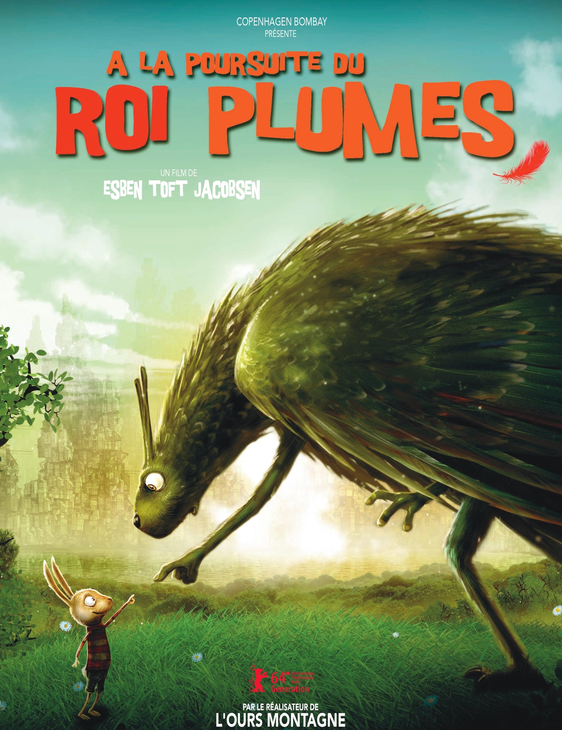 affiche du film A la poursuite du roi Plumes