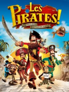 affiche du film Les pirates ! Bons à rien, mauvais en tout