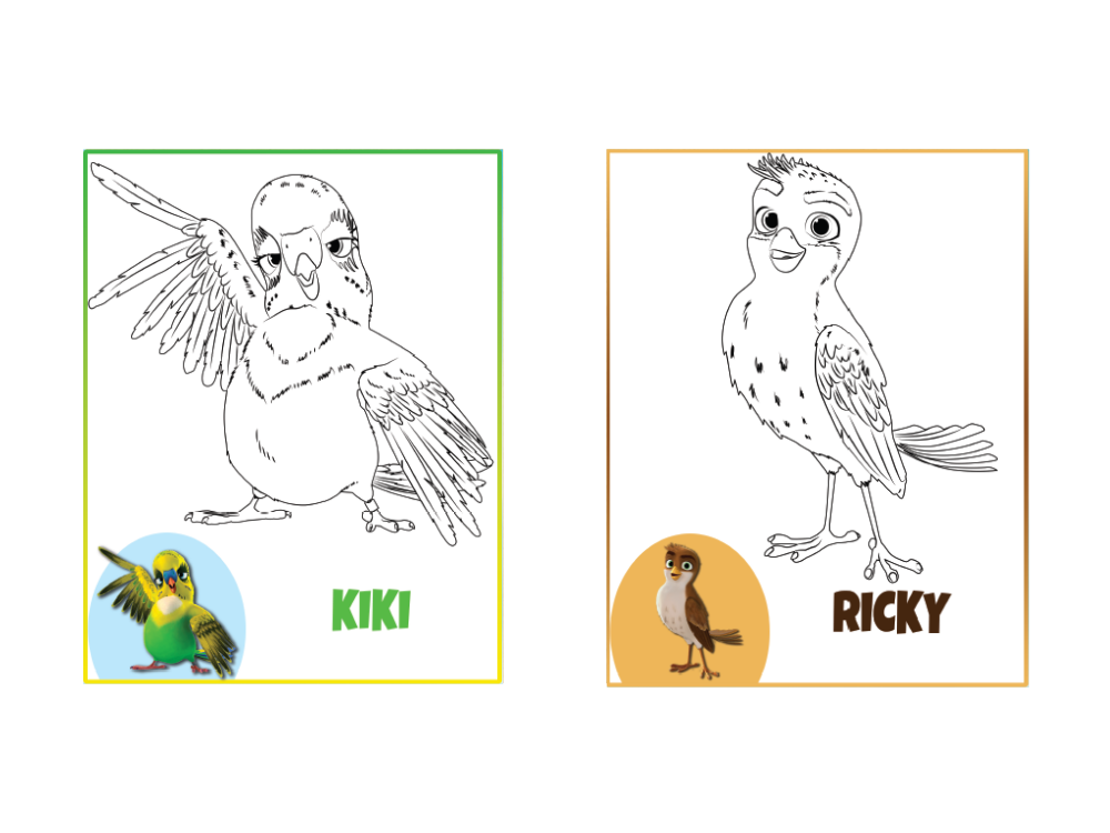 coloriage du film les aventures de ricky