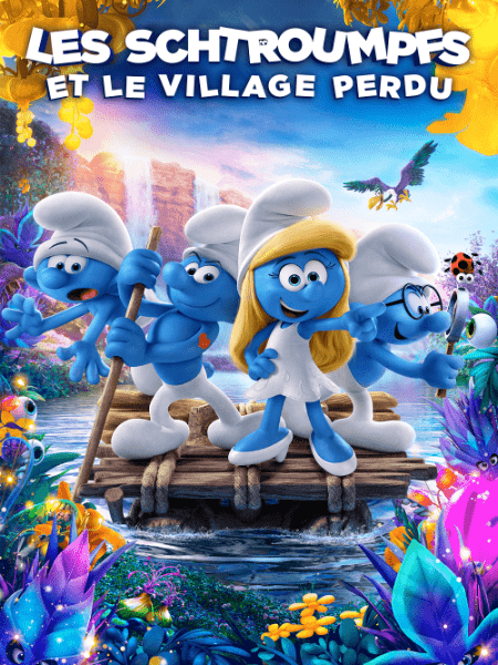 affiche du film Les schtroumpfs et le village perdu