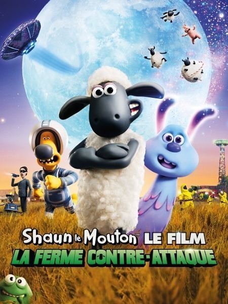 affiche du film Shaun le mouton, le film : la ferme contre-attaque