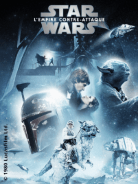 affiche du film Star Wars : Episode V - L'Empire contre-attaque (disney)